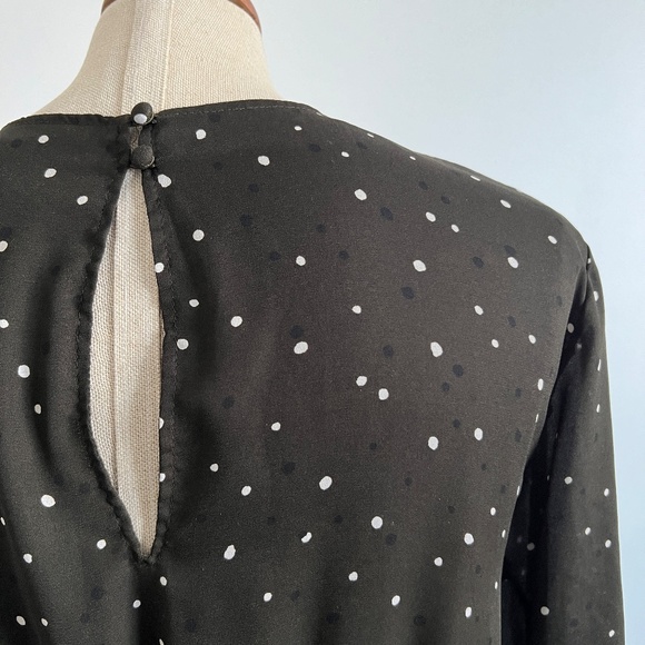 H&M - Kaki Polka Dot Midi Dress - Picture 6 of 11